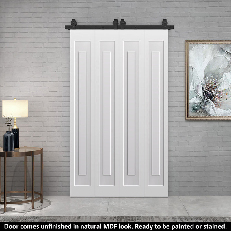 Ensemble de quincaillerie double porte pliante 1 panneau, 36 po x 84 po