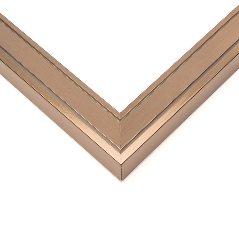 Solid Wood Picture Frame, Brown, 14" W x 14" H