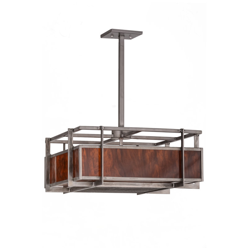 Luminaire suspendu carré 20 po Boulder Creek