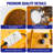 iLIVING Utility High Velocity Blower, Fume Extractor with 4590 CFM, 3450 RPM (16 Inch)