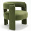 Fauteuil d'appoint rembourré en velours-129100765
