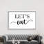 Let's Eat by Imperfect Dust - Textual Art on Canvas-269949944-269949950