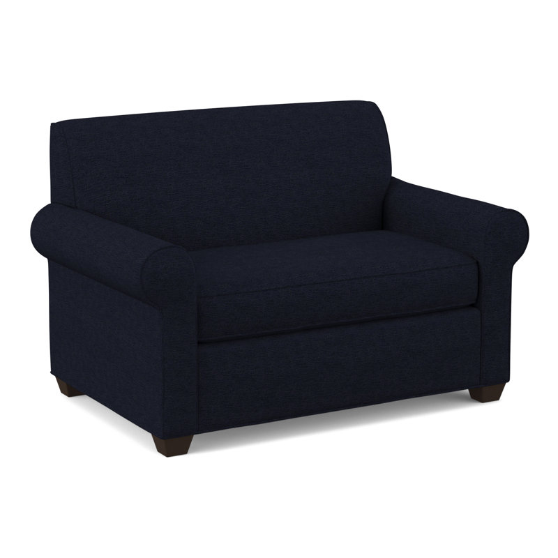 Finn Upholstered Accent Chair, Cafelle, Antic Navy