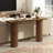 Gennari 55'' Fluted Solid Wood Console Table with Rectangular Tabletop