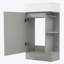 Ensemble de meuble-lavabo simple 18,6 "avec lavabo en céramique, ensemble de meuble-lavabo moderne avec tablette à deux niveaux-305783880