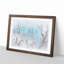 Top of the Blossom Tree Sketch - Picture Frame Graphic Art Print-56875329-56875332