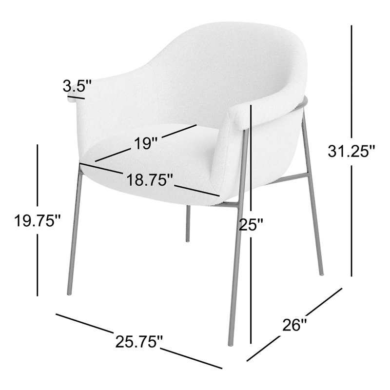 Suerte Upholstered Arm Chair