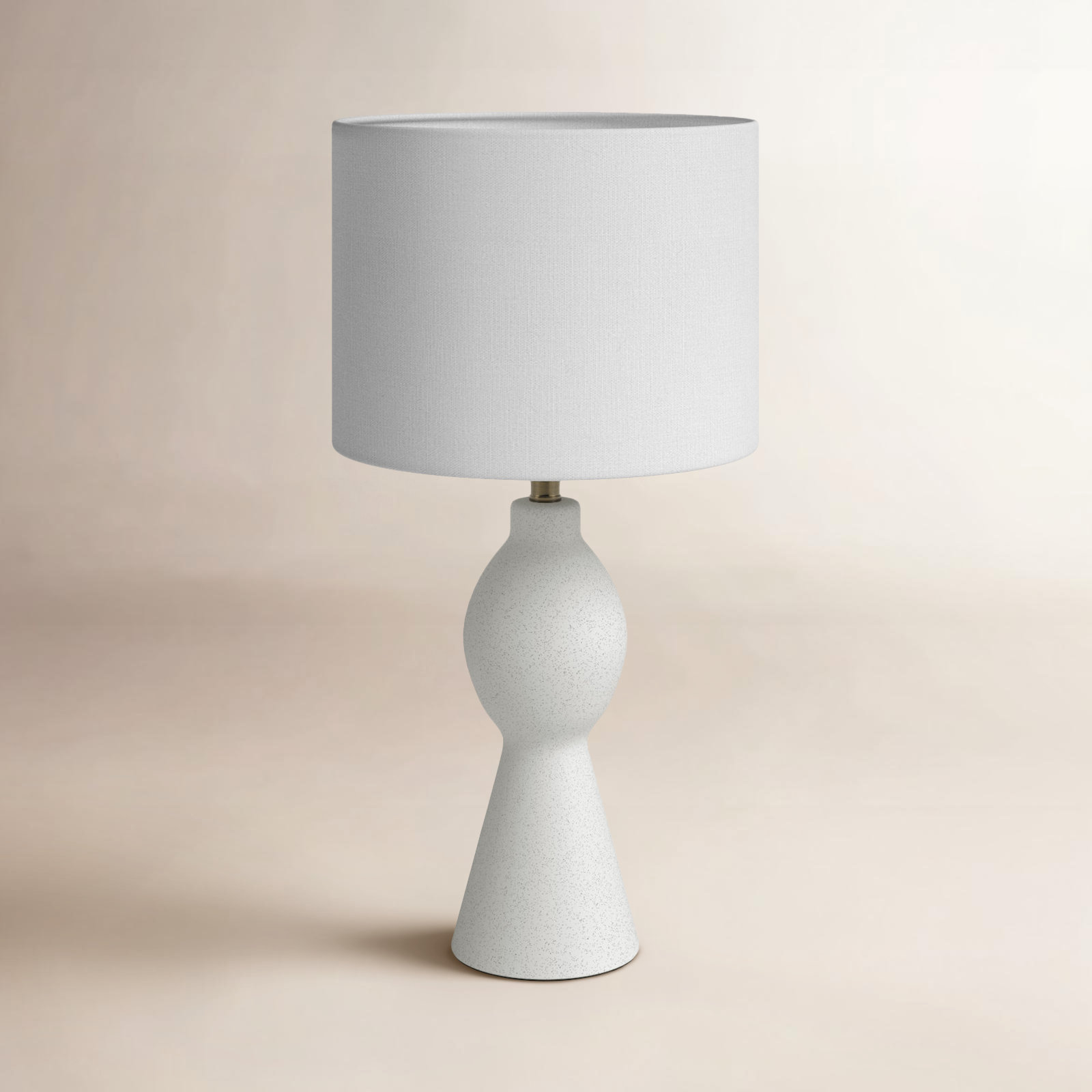 Ceramic Lamp, White