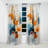 Colorful Mid Century Retro Reflections III - Midcentury Blackout Abstract Curtain - 1 Panel-107823903