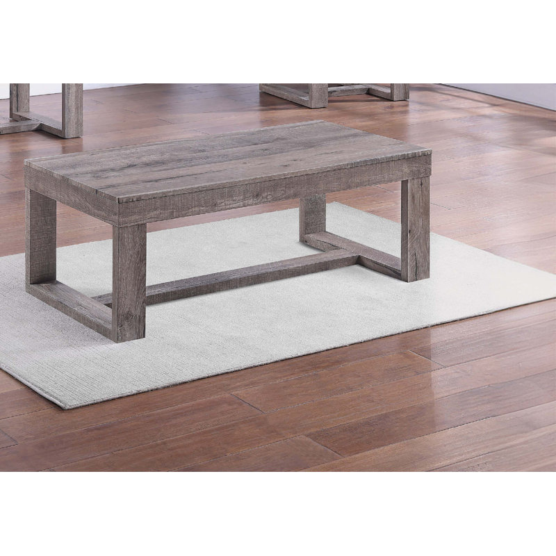 Table basse, table basse, table de salon avec piédestal double