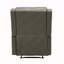 Fauteuil inclinable brun à assise confortable en similicuir 1 pièce-1057138885