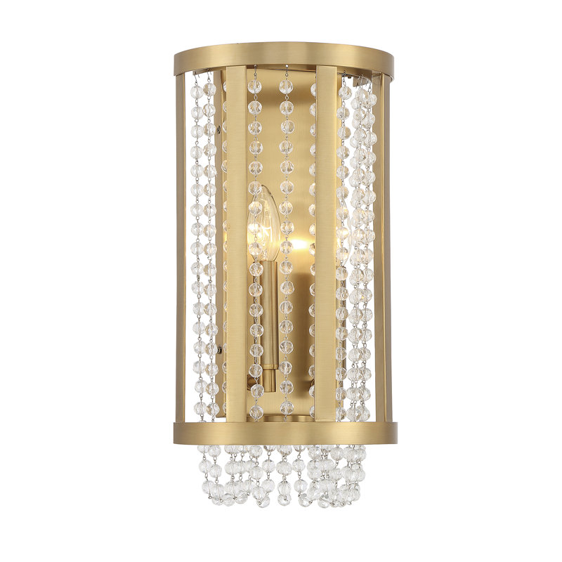 Dedorah 2-Light Wall Sconce in Warm Brass