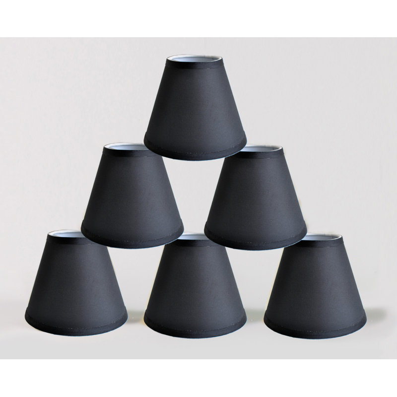5'' H Satin Empire Lamp Shade, Black