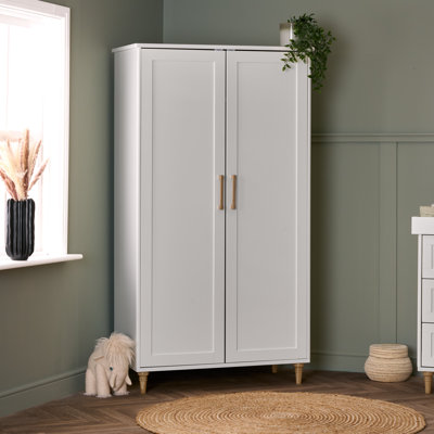 Orla Double Wardrobe - White