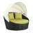 Siesta Canopy Outdoor Patio Daybed In Espresso Peridot