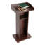 Podium en bois 43,3 po avec roulettes-94331432