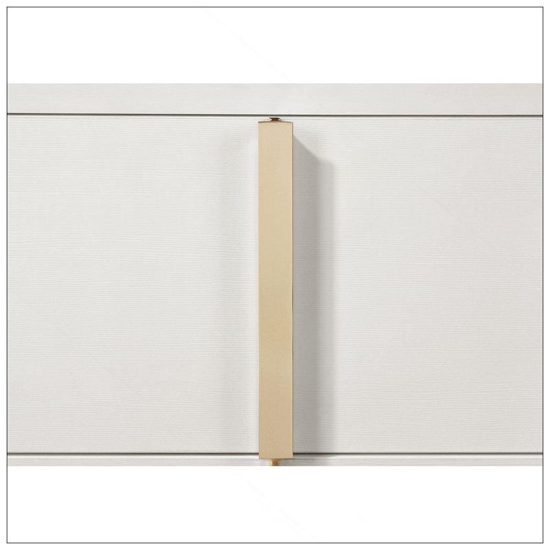 Commode blanche 5 tiroirs Medici, Blanc