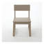 Ensemble de 2 chaises de salle à manger d'extérieur en PEHD gris - Ensemble de conversation de terrasse moderne toutes saisons