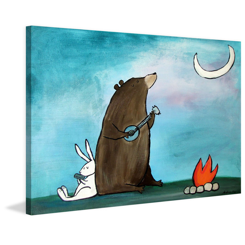 " Campfire Songs " by Andrea Doss, 24" H x 36" W x 1.5" D