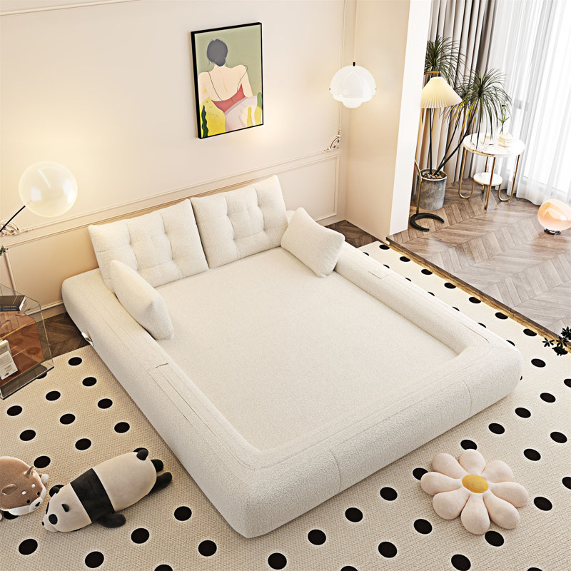 Canapé-lit pliant multifonctionnel pour chien, Beige