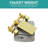 Wall Mounted Tub Spout With Waterfall Flow, Solid Brass Bathroom Bathtub Faucet , High Flow Rate With Dual Handle Control-127337271