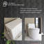 Toilette allongée 12 po à pièce unique avec chasse d'eau 1,28 GPF et siège blanc inclus