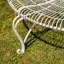Banc d'extérieur en métal Angelissa