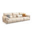 Canapé modulaire en cuir crème blanc cassé-260256235-260256238