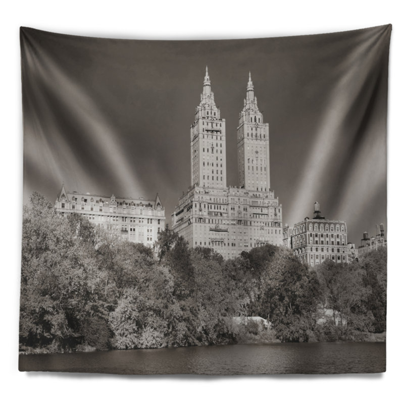 Magnifique tapisserie d'automne de Central Park, H 50 po x l 60 po