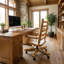 Ensemble de bureau configurable Traditional Cedar Log