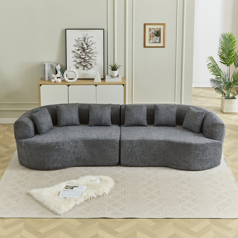 Canapé modulaire Compression en chenille 111,5 pouces