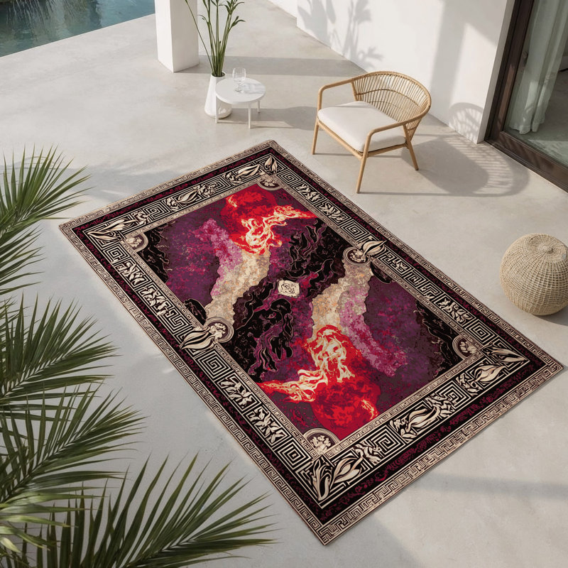 Tapis intérieur et extérieur Golden, Rectangle 5 pi x 7 pi
