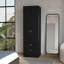 Armoire Marlton, chambre à coucher, noir-470145