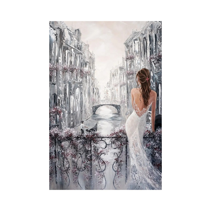 Sweet Aroma, Venice Charm - reproduction d'art murale - toile encadrée, H 18 po x l 12 po, Toile tendue, Ne s’applique pas