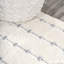 Tapis crème / gris à motif treillis moelleux et moelleux à motif marocain Monson-1715313469