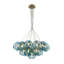 19-light Seeded Glass Cluster Bubble Chandelier