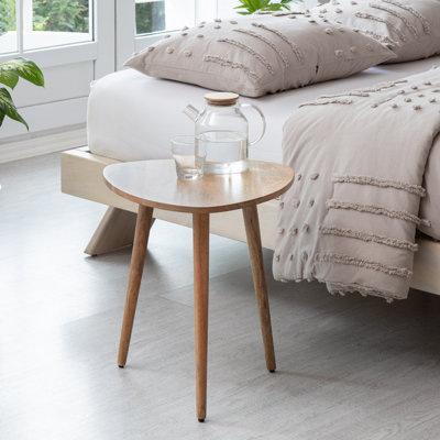 Baird Solid Wood 3-Leg End Table