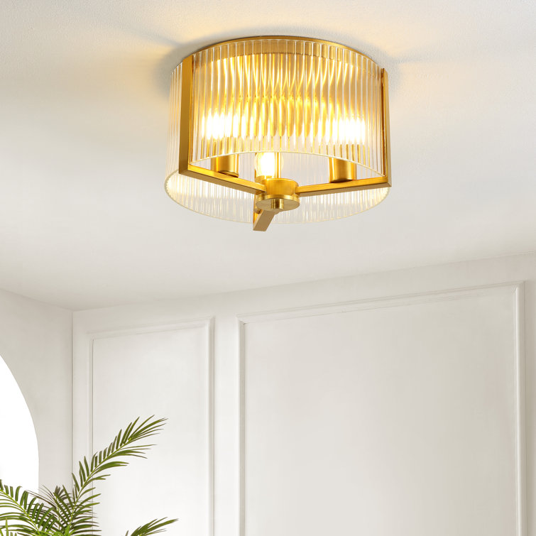 Frideriki Glass Flush Mount