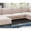 Moderne magnifique ensemble modulaire de 6 pièces modulaires avec accoudoirs et fauteuil avec repose-pieds et canapé en U-2017486640