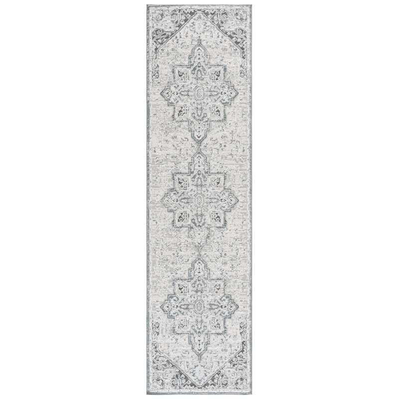 Lunara Power Loom Polyester; Jute/Sisal; Polypropylene Plastic Oriental Indoor Rug, 2'-2" x 8'-0" Runner