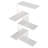 Cardona Stylish Wall Shelf, White, 20.3 x 42.9 x 11.6 inches | 100% Melamine Coated Particle Board, Thickness: 0.7 inches | Wall-Mounted Design with Multiple Shelves | Perfect for Modern Home Décor & Organization-2039645279-2128191941