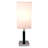 26"H Brown Square Wooden Table Lamp