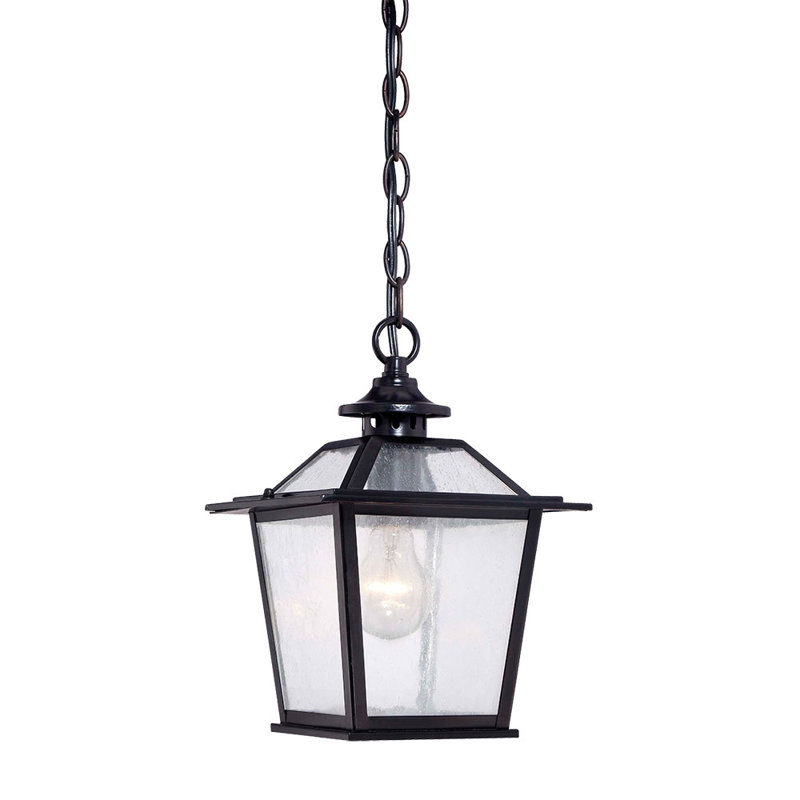 Niell Outdoor Hanging Lantern, Matte Black