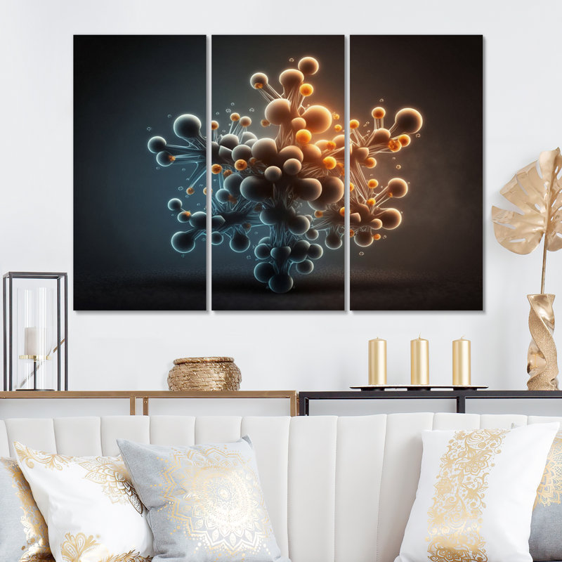 Cozzolino - ensemble d'impressions sur toile Fractals, H 28 po x l 36 po x P 1 po