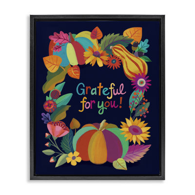  «Grateful For You Gourds», art mural sur toile par Riley Hutchens