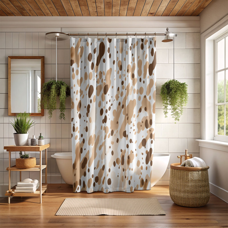 Paint Stains - Rideau de douche Premium, H 74 po x l 71 po