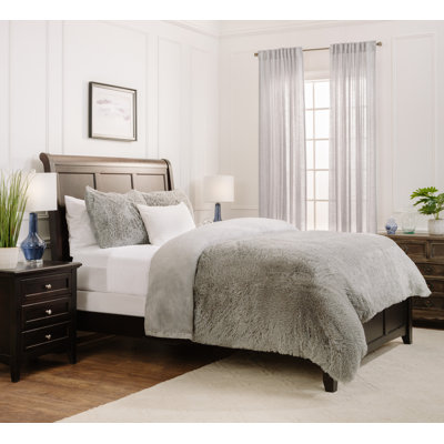 Ultra Soft Longfur Shaggy Chic Duvet Cover Set
