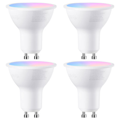Gu10 Smart Spot Light, fonctionne avec Alexa Echo Google Home Assistant Siri, 50 W