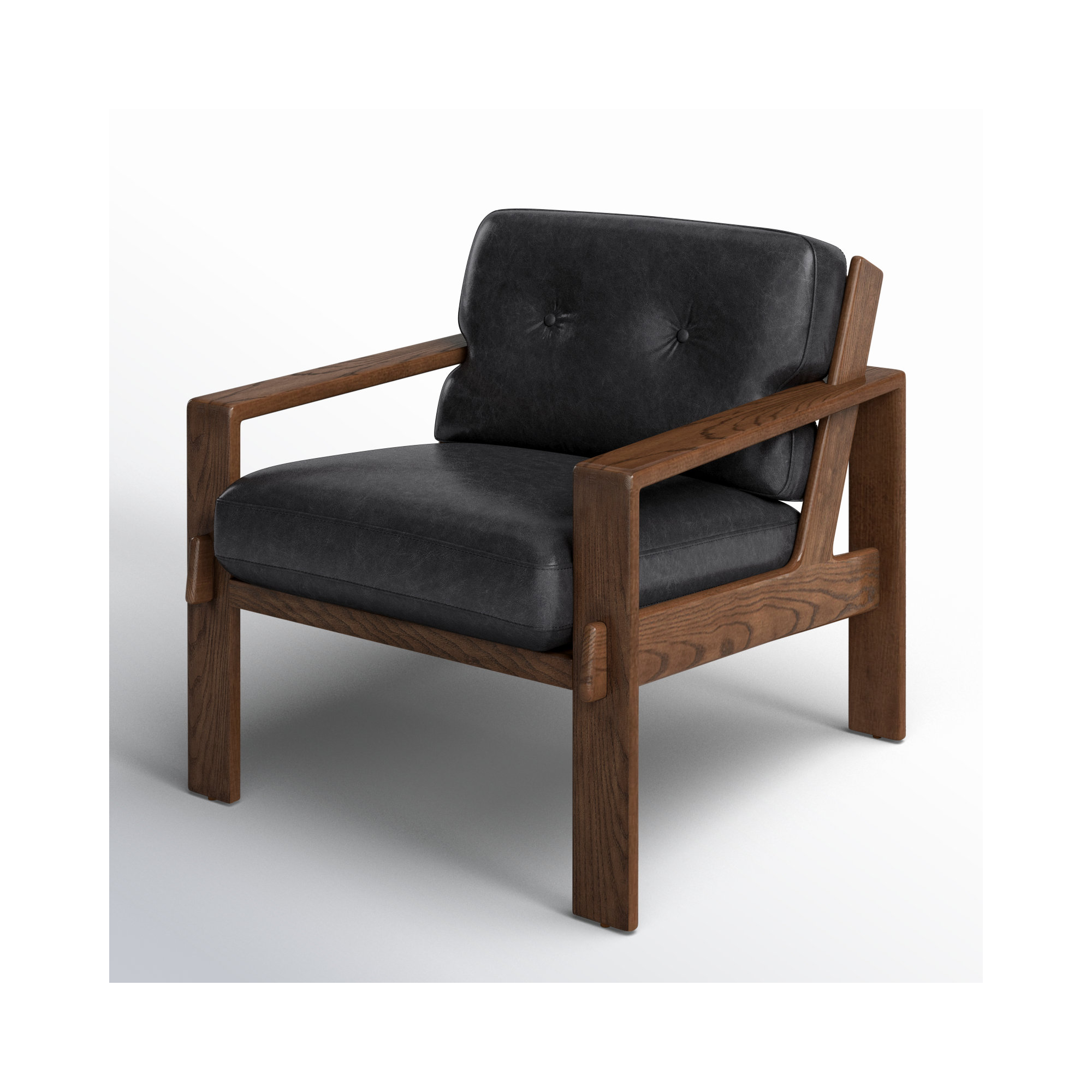 Glenbrook Upholstered Armchair, Onyx Black