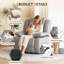 Fauteuil inclinable manuel berçant pivotant de 34 po de largeur avec accoudoirs réglables-55318884